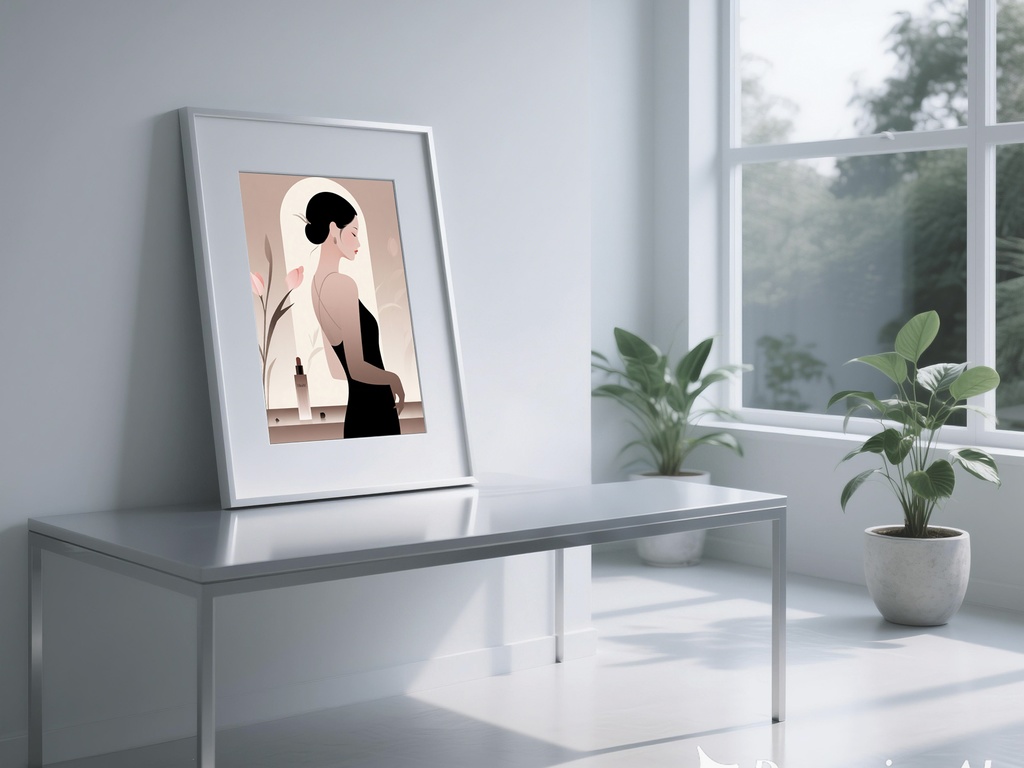 黒ドレスの女性