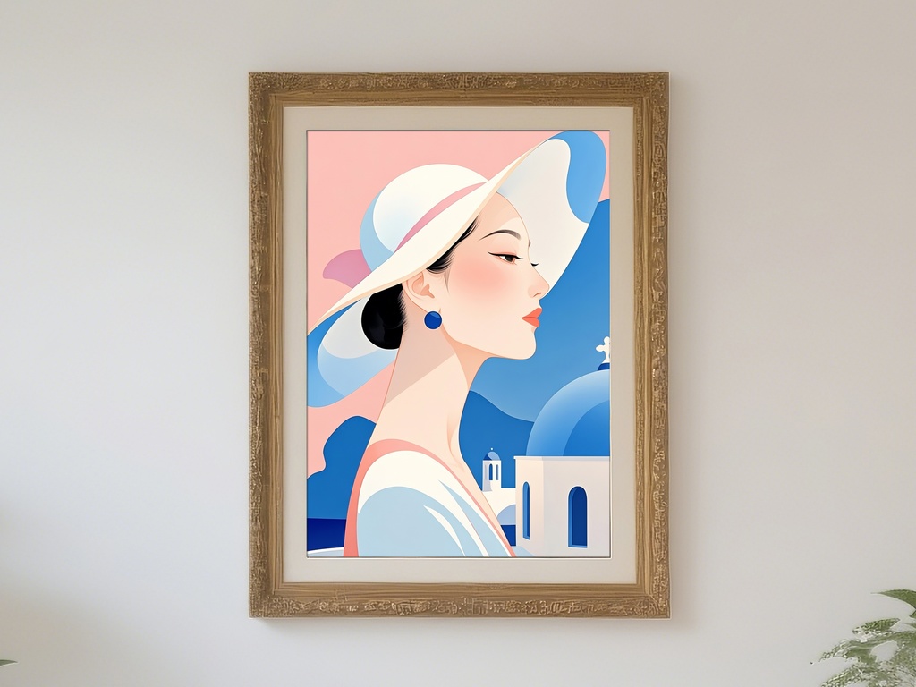 サントリーニの旅先で