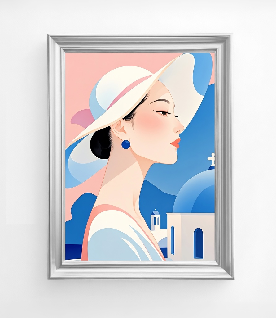 サントリーニの旅先で