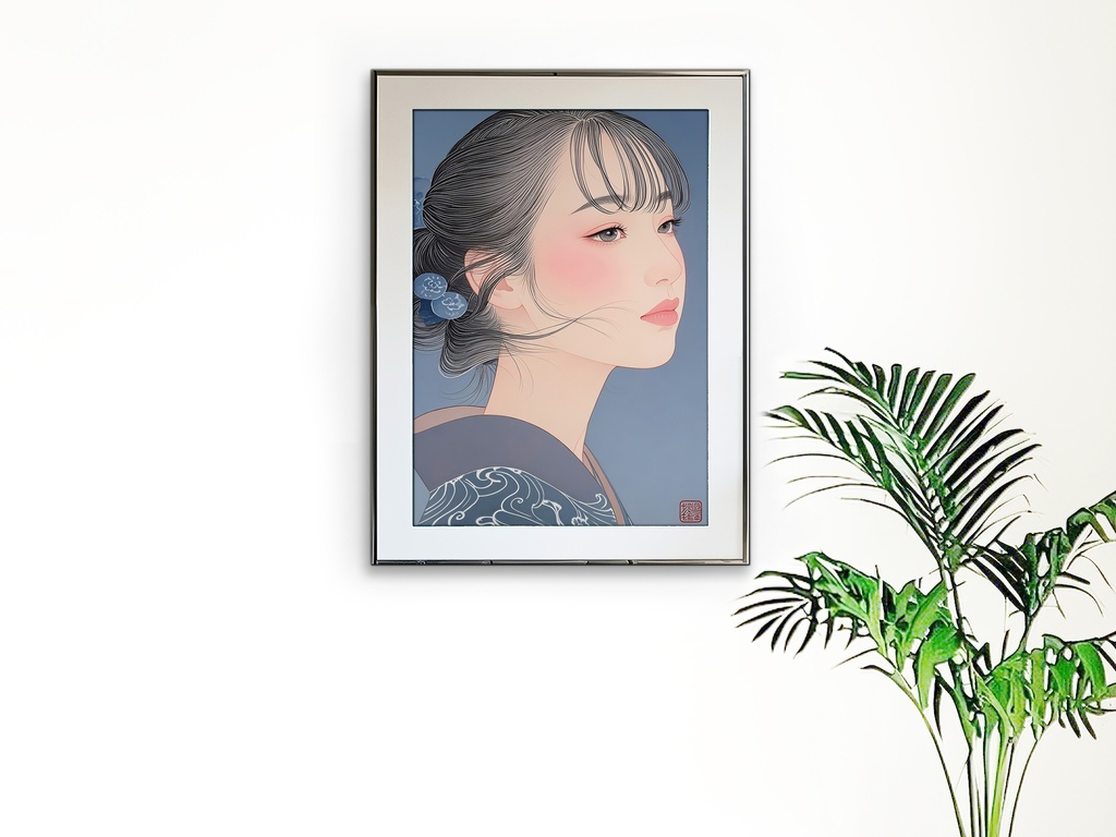 あどけなさの残る横顔