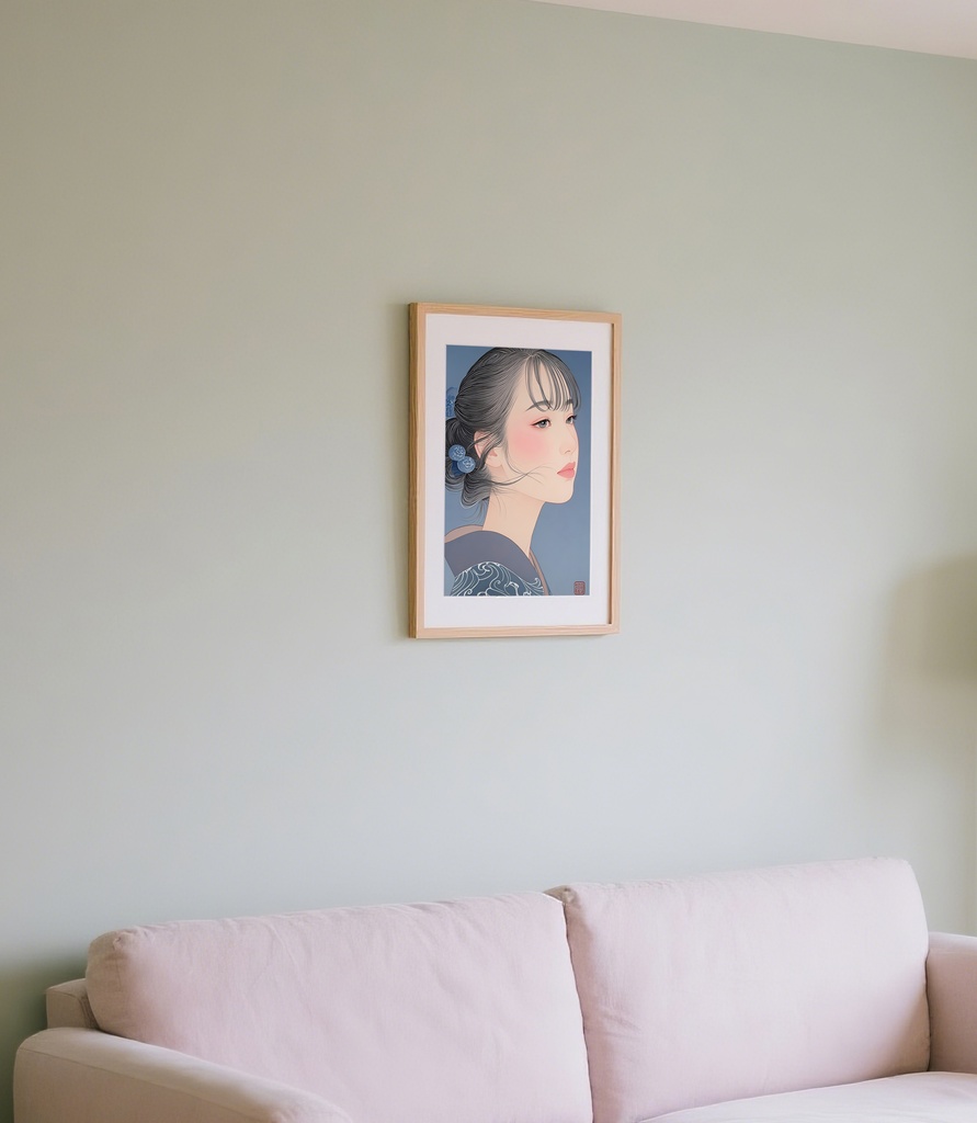 あどけなさの残る横顔