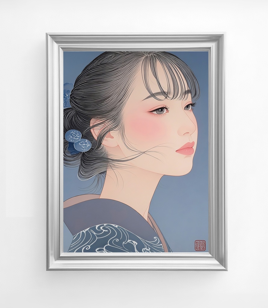 あどけなさの残る横顔