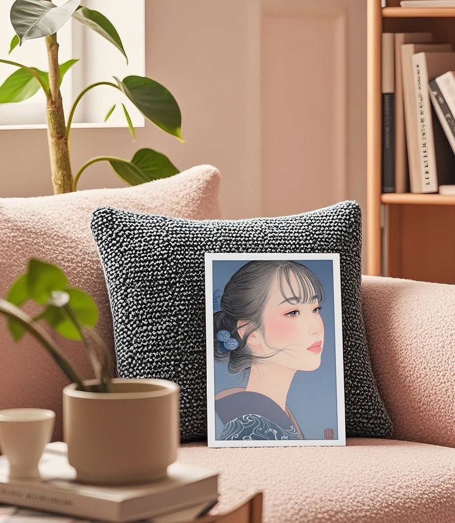 あどけなさの残る横顔