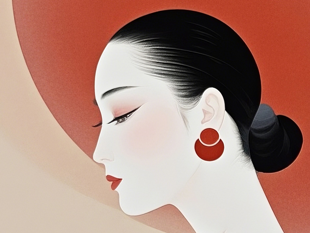 赤い帽子の貴婦人