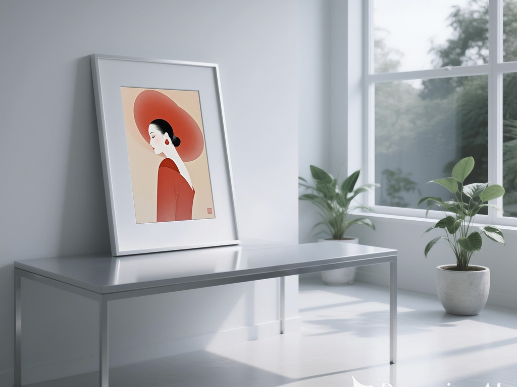 赤い帽子の貴婦人