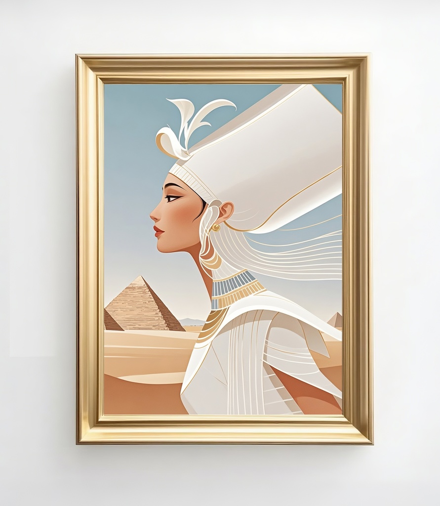 ピラミッドと王妃