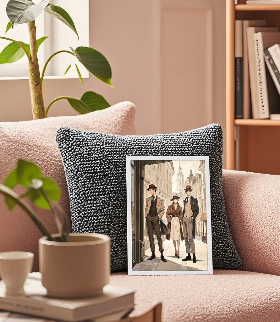 三人の紳士淑女