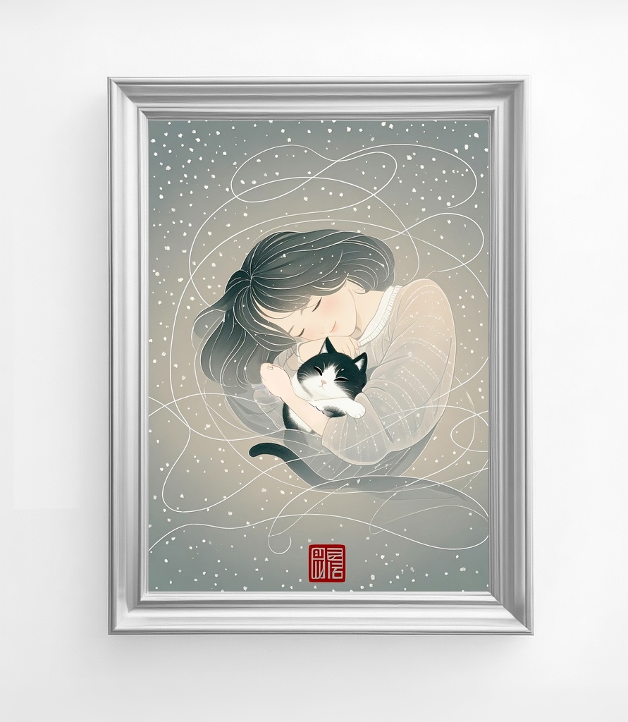 女性と猫の想い