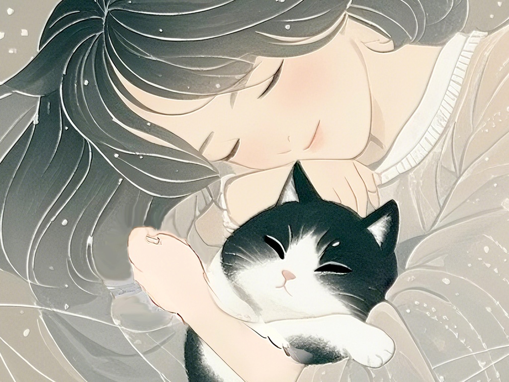 女性と猫の想い