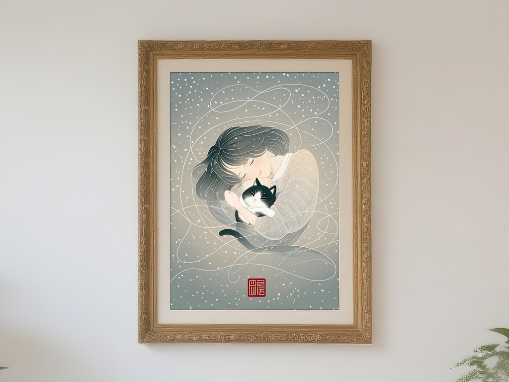 女性と猫の想い