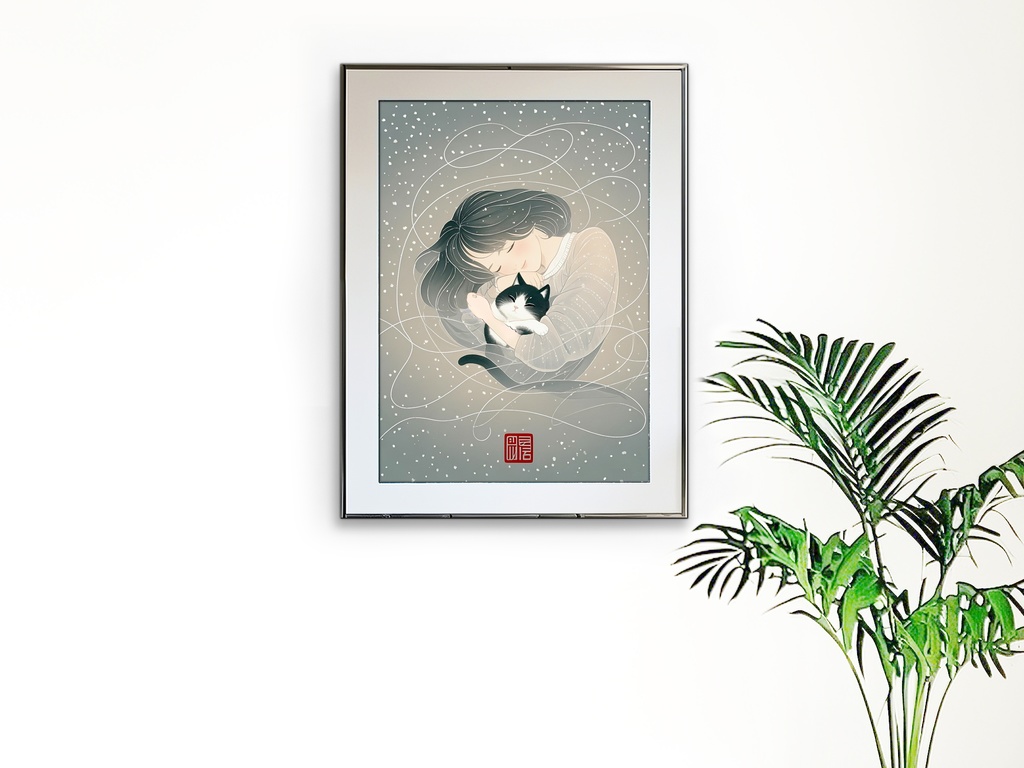 女性と猫の想い