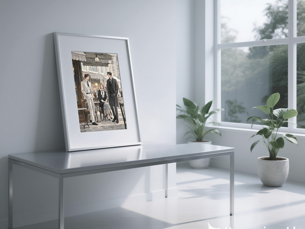 都会的カフェシーン