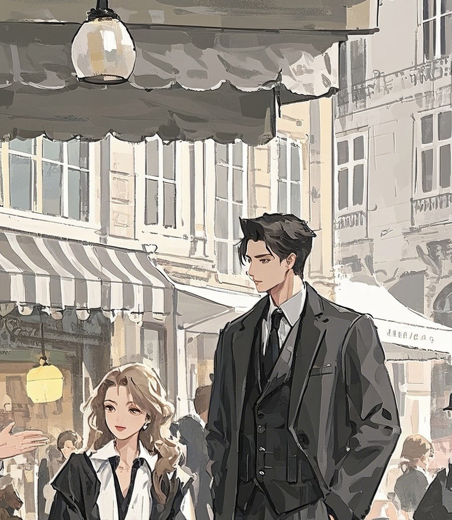 都会的カフェシーン