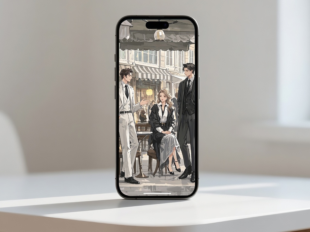 都会的カフェシーン