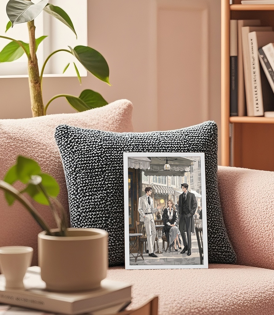 都会的カフェシーン