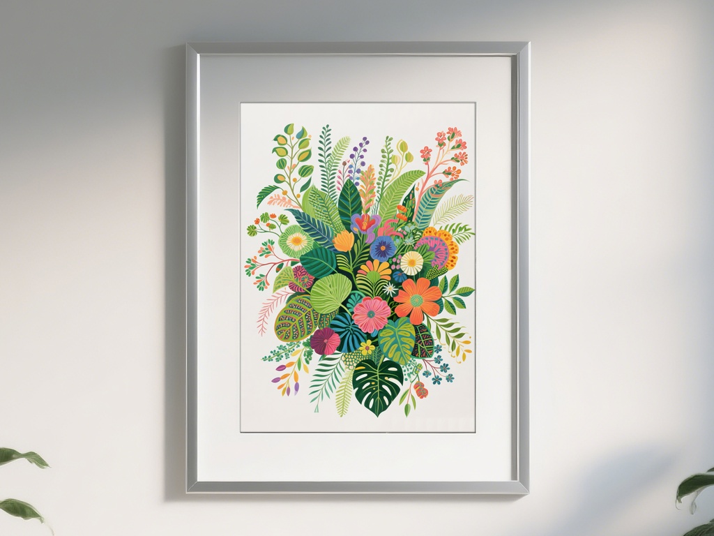 鮮やかなブーケアート