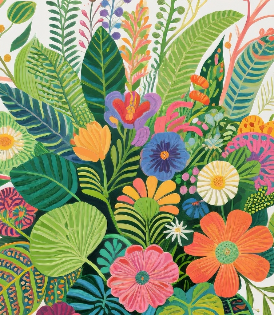 鮮やかなブーケアート