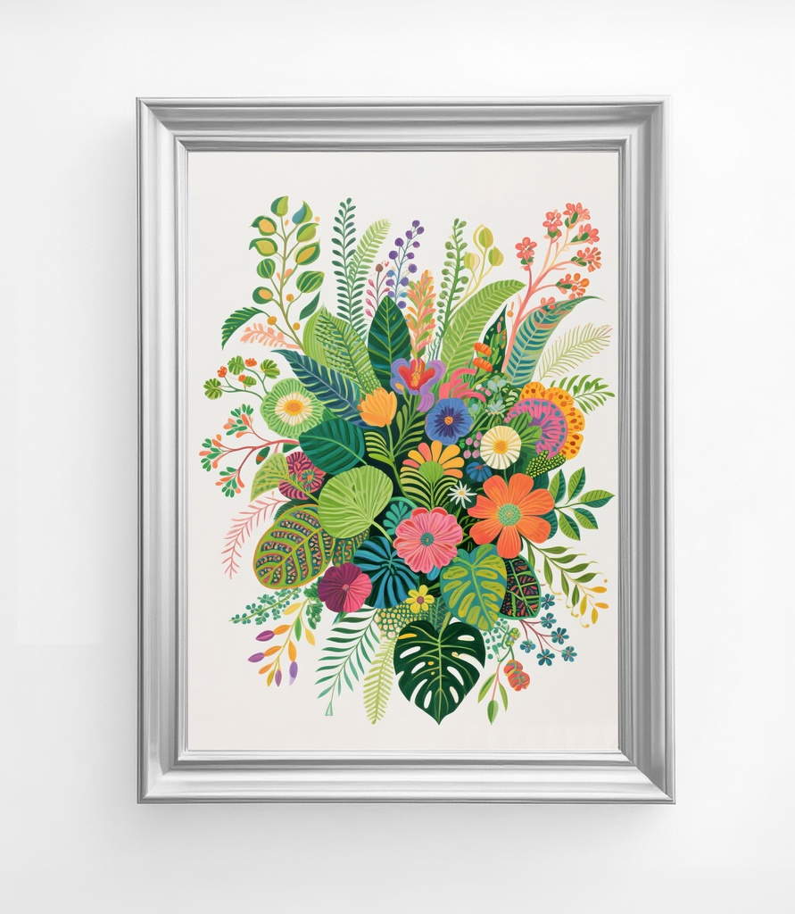 鮮やかなブーケアート