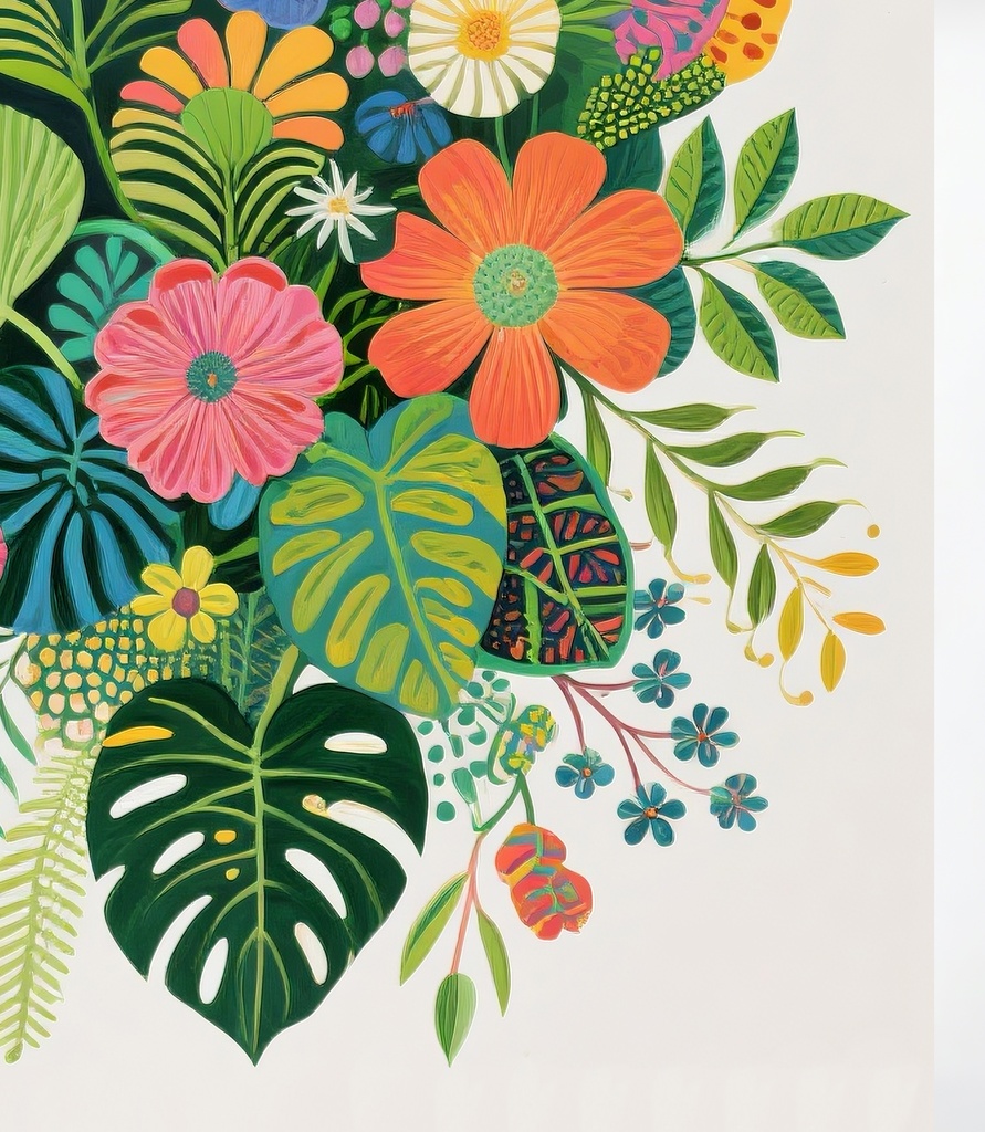 鮮やかなブーケアート