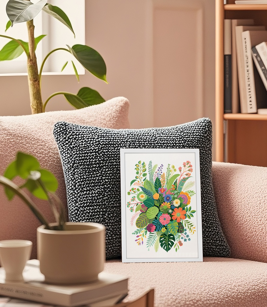 鮮やかなブーケアート