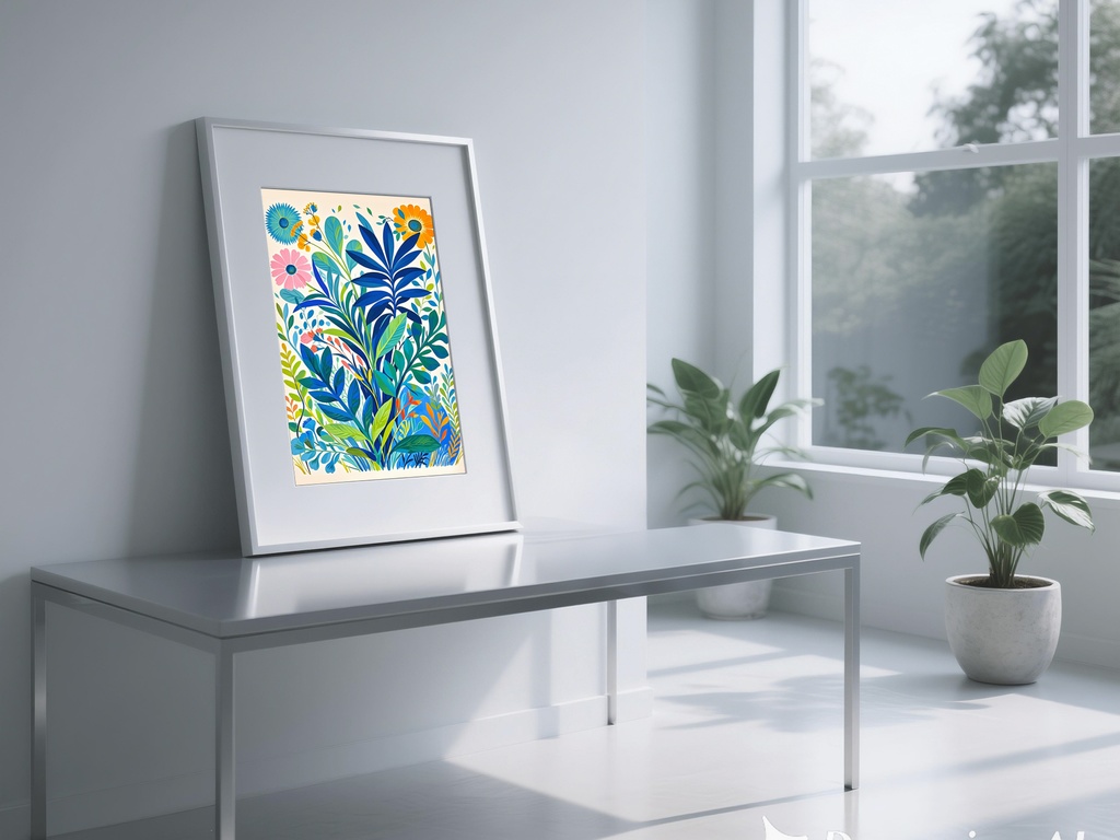 北欧風の植物イラスト