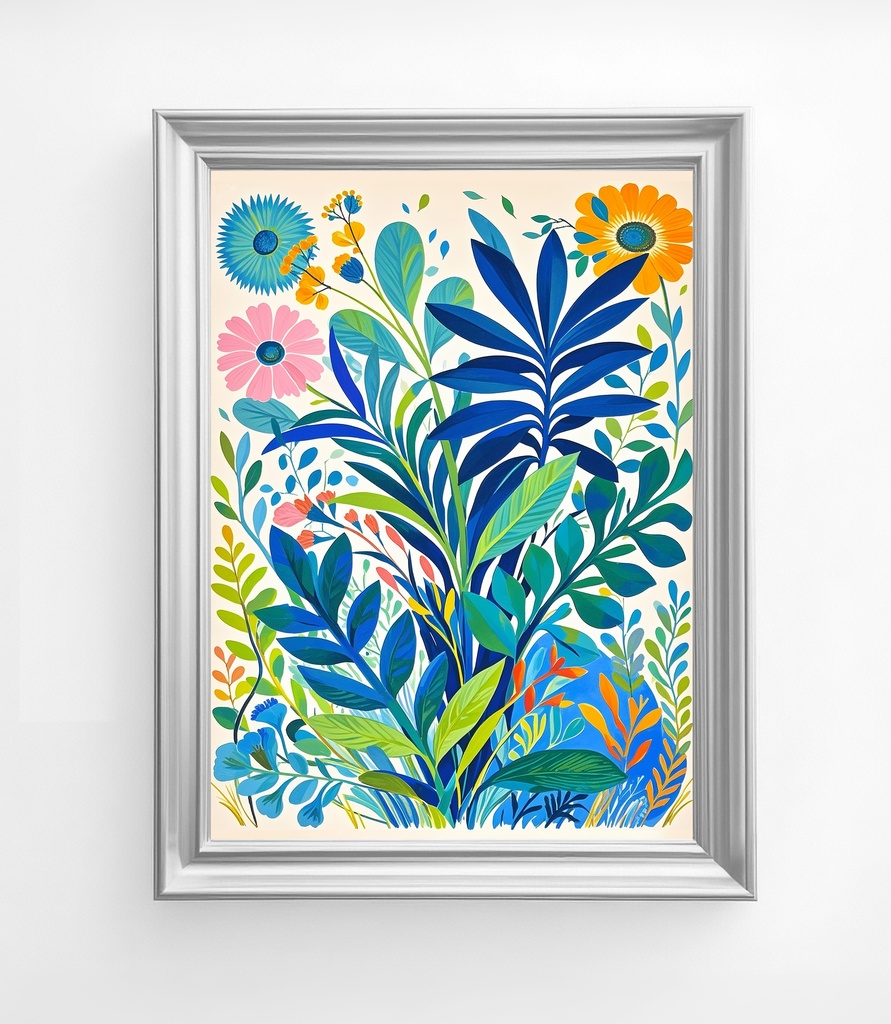 北欧風の植物イラスト