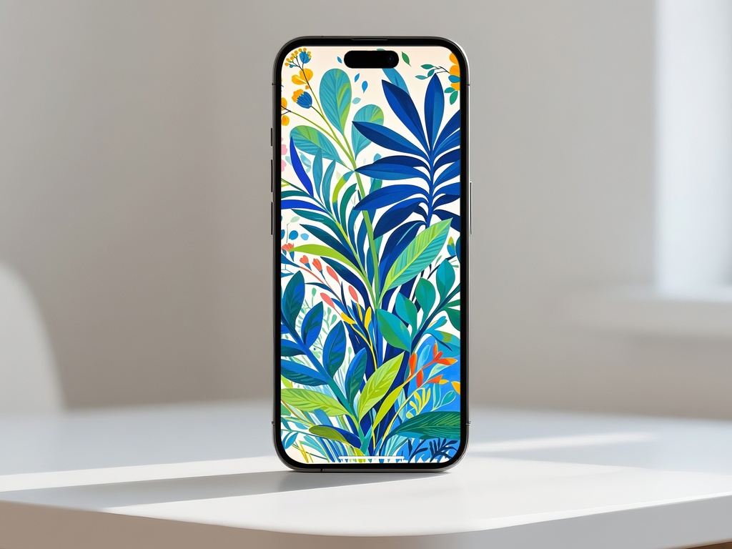 北欧風の植物イラスト