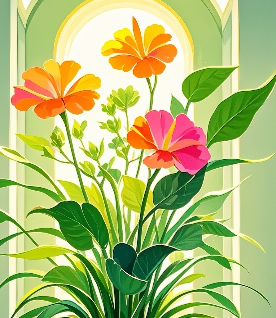 空間を華やかにする花