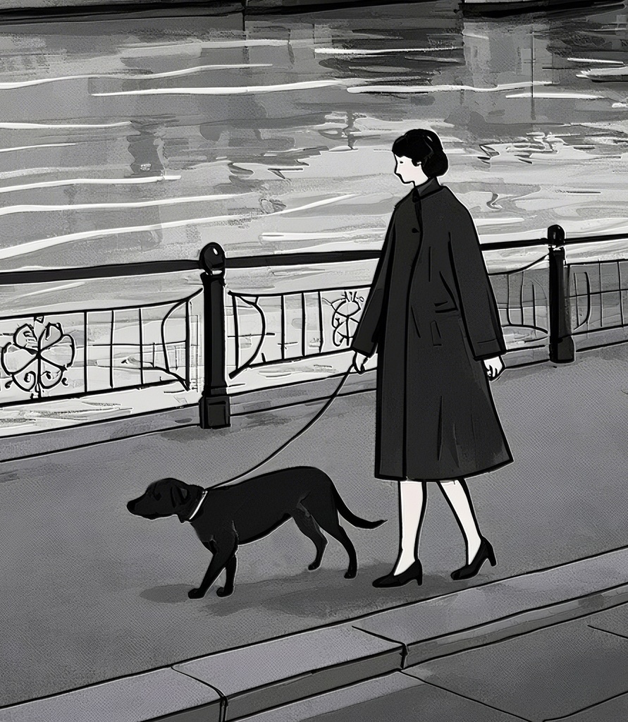 パリのモノクロ風景