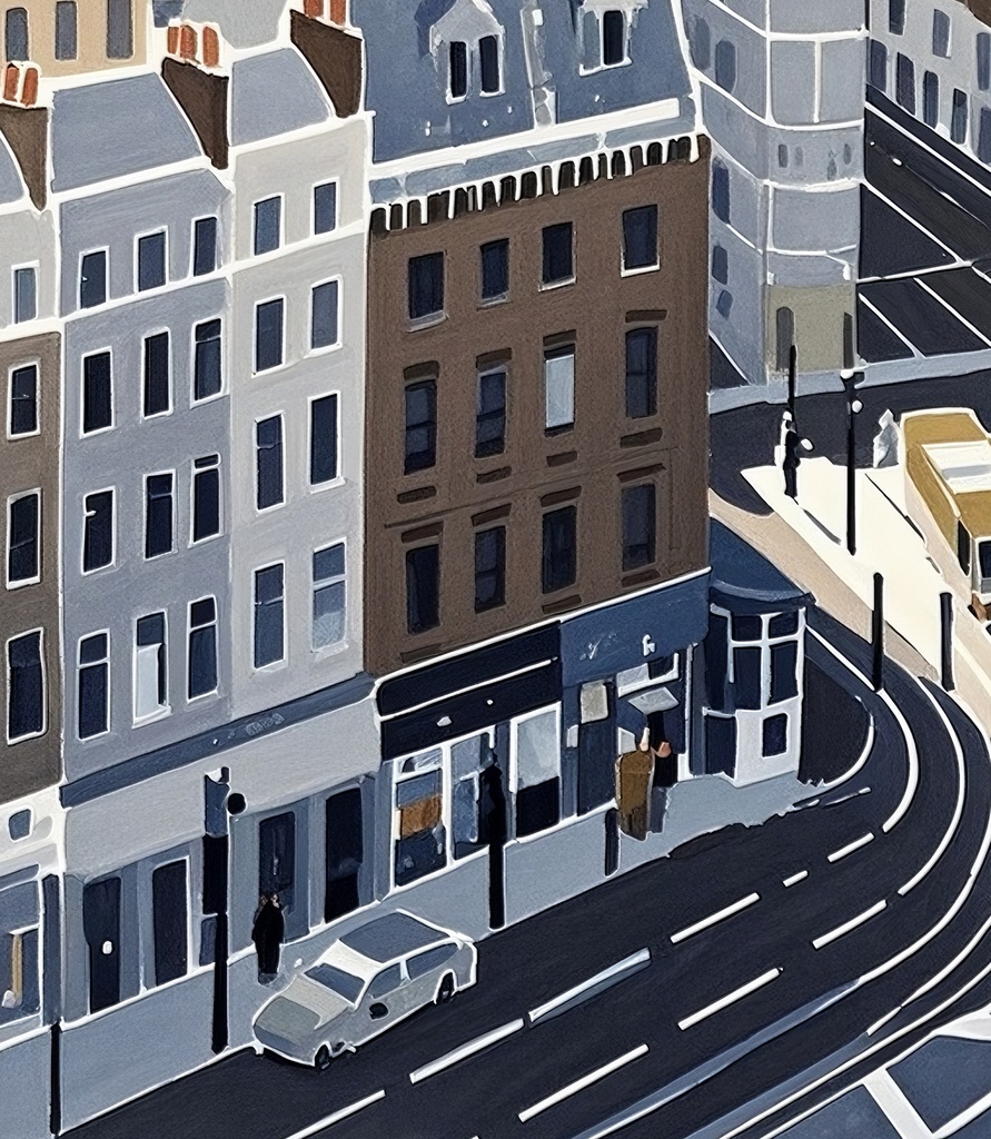 ロンドンシティ俯瞰図