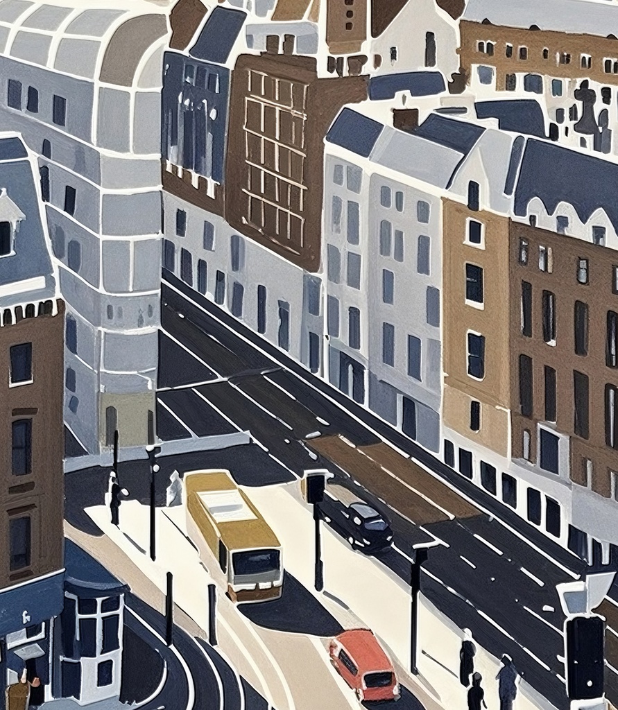 ロンドンシティ俯瞰図