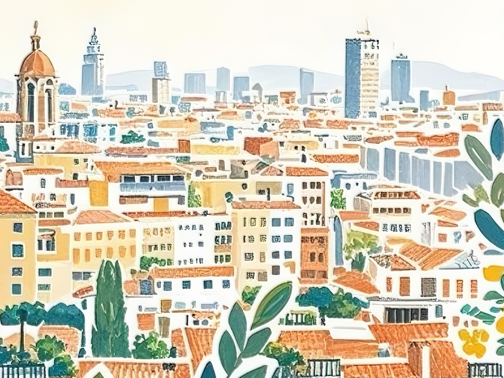 バルセロナの街並