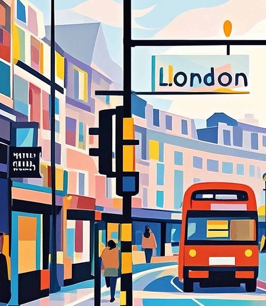 ロンドン街並み