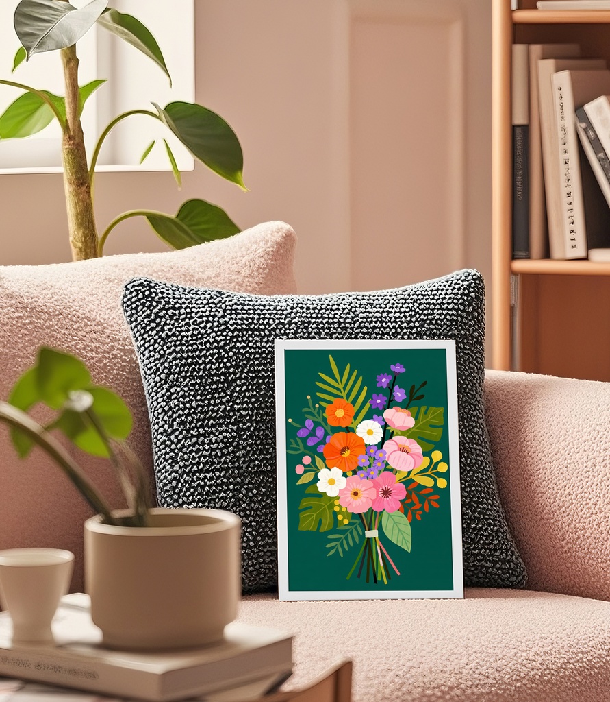 カラフルなブーケ