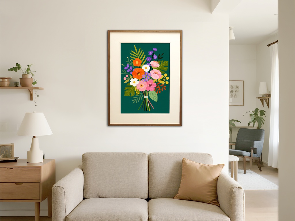 カラフルなブーケ