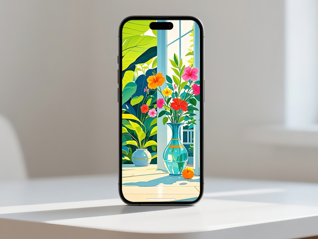 光あふれる花と緑