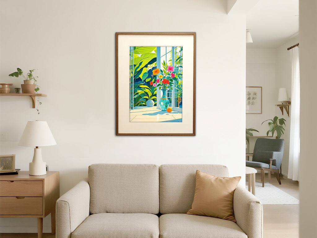 光あふれる花と緑