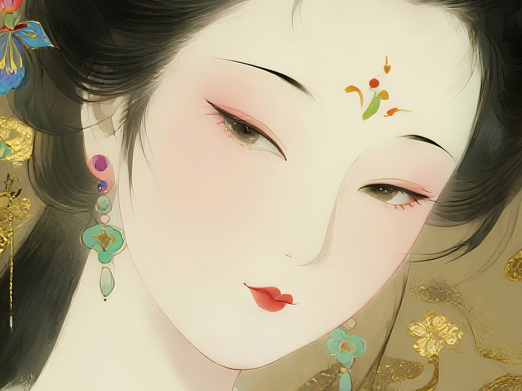 幻想と神秘の和風美女