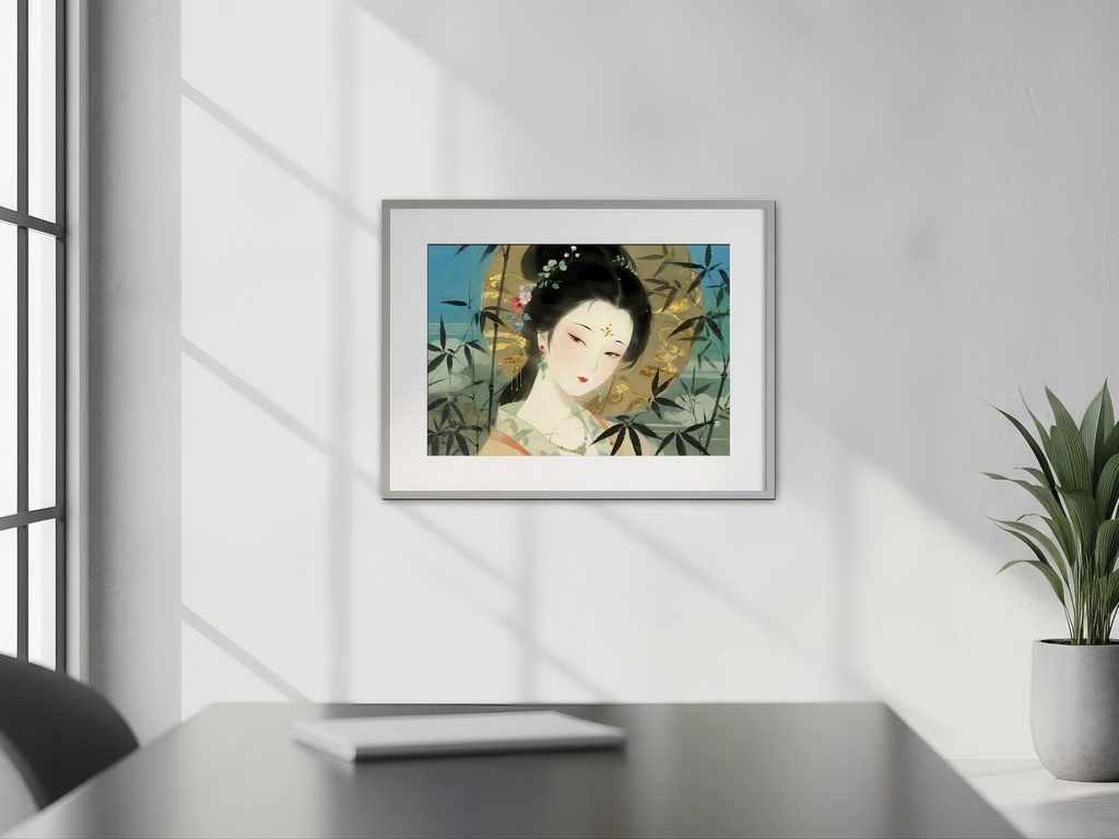 幻想と神秘の和風美女