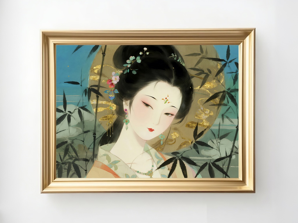 幻想と神秘の和風美女