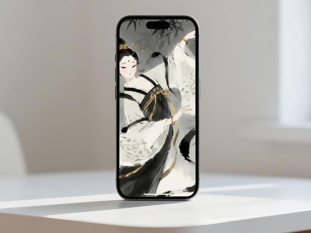 白と黒の優雅な舞