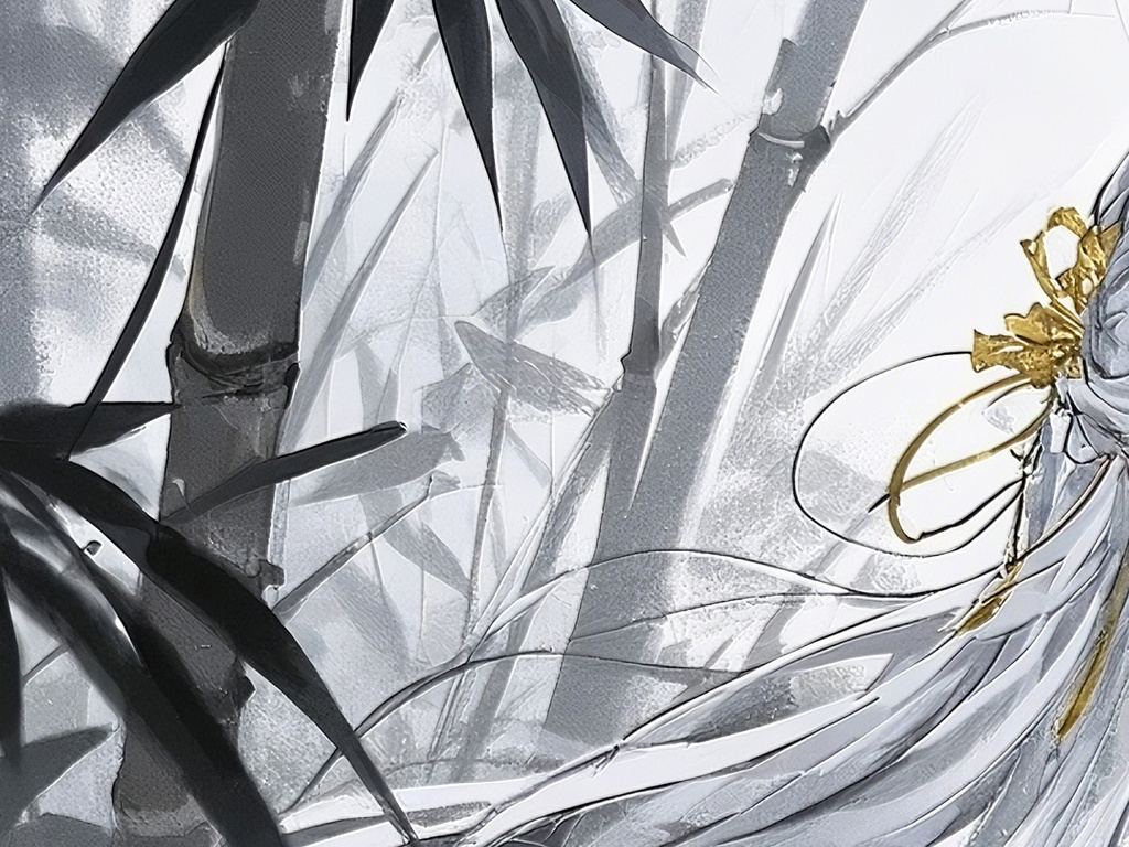 銀白の髪を持つ女性