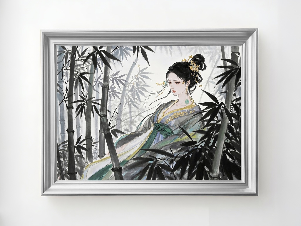 静寂と気品が漂う女性