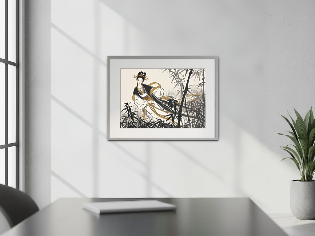 古典的な東洋水墨画