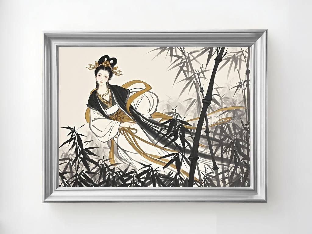 古典的な東洋水墨画