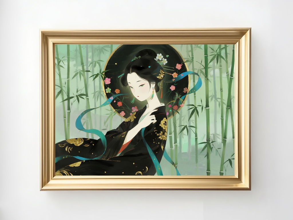 黒衣の女性
