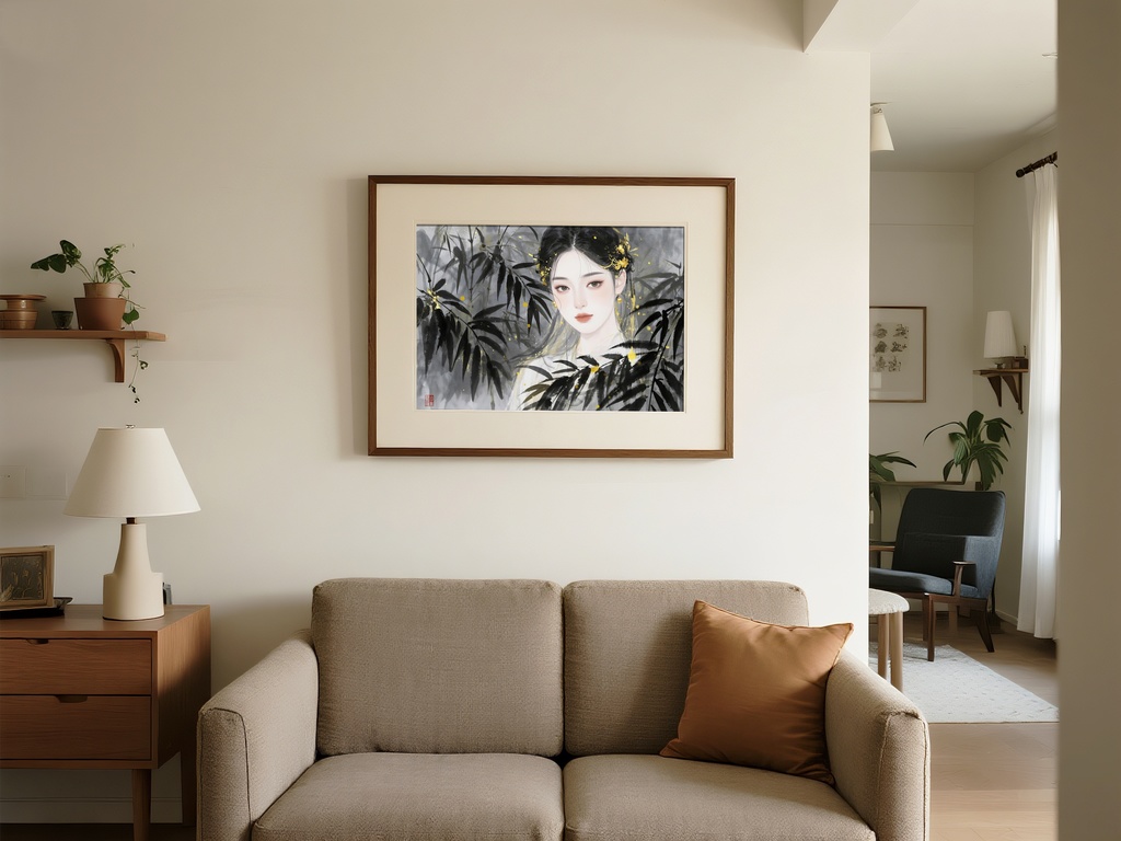 黒と金のポートレート