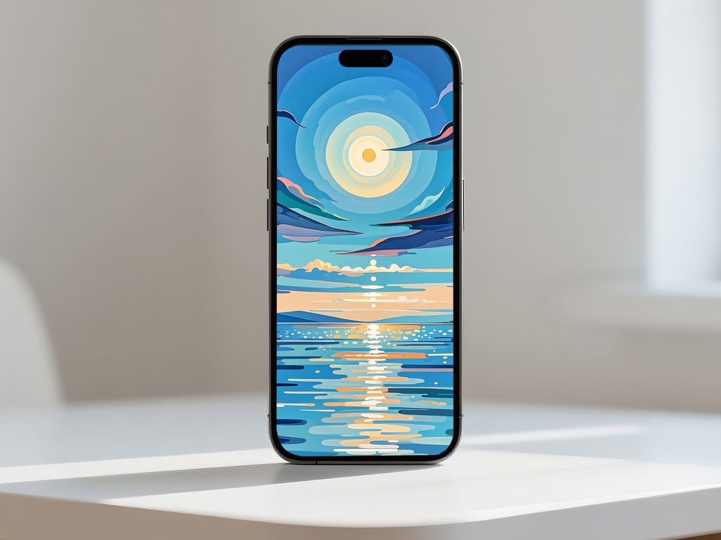 幻想的な海の夕景