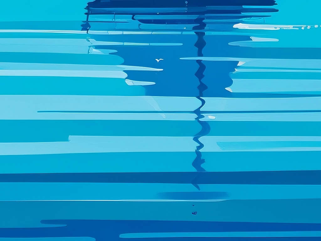 水平線をゆくヨット