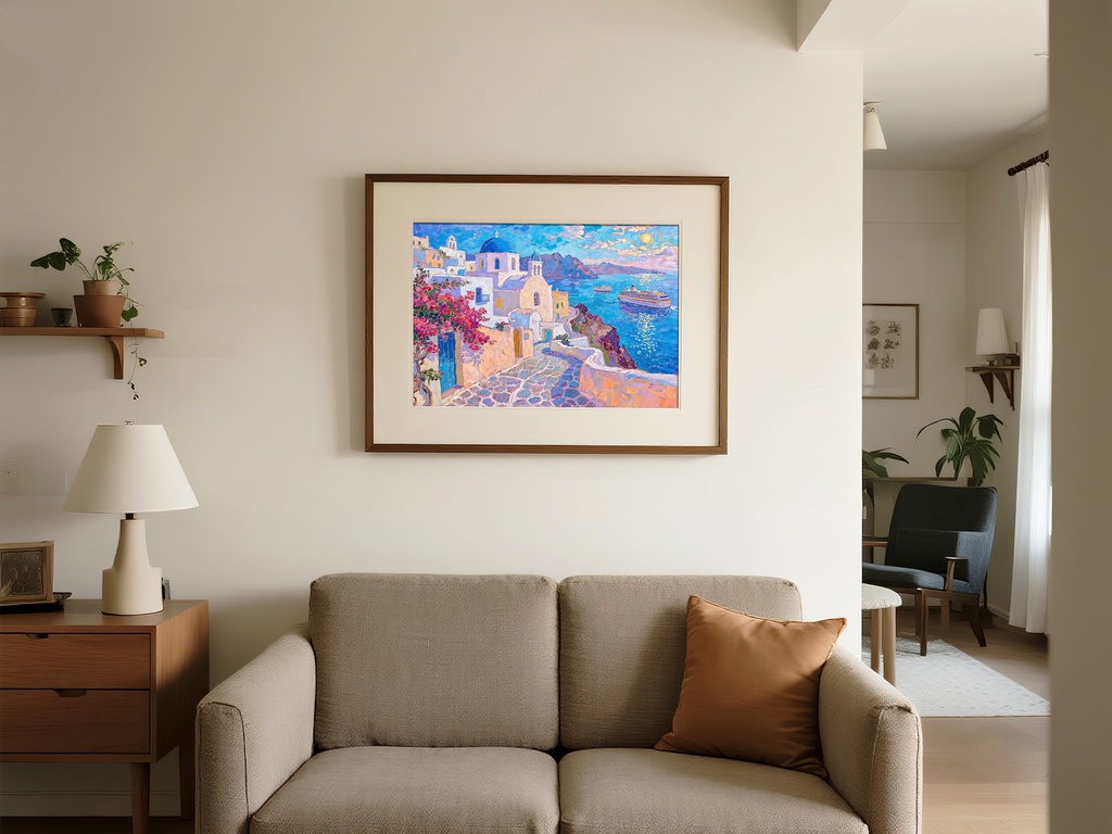 サントリーニと海の輝き